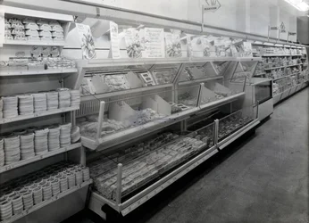 Feinkostabteilung, Woolworths Laden, 1956